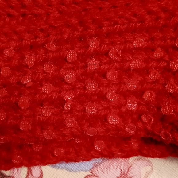 Legacy Legwear Red Slipper Socks, OS #0188 - Picture 6 of 8